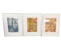Three Danish lithographic prints, each approx. 26 cm x 36 cm.