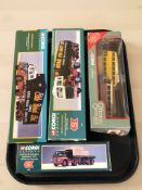 Three Corgi Classics boxed die cast models and a further Original Omnibus model.