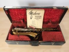 A French brass Adolphe Sax saxophone, No.