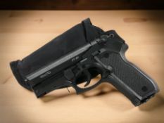 A Gamo PT 80 .177 caliber BB gun.