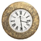 A very large reproduction French wall clock, diameter 112 cm.