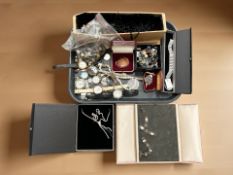 A collection of modern costume jewellery,