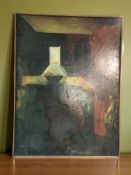 Richard John Jardine : Spare Room, acrylic on canvas,