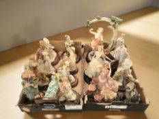 A quantity of Leonardo Collection figures.