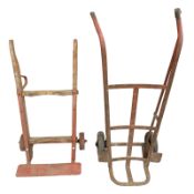 Two vintage sack barrows