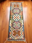 A Chobi Kilim runner,