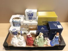 A group of boxed Ringtons and Royal Doulton ceramics,