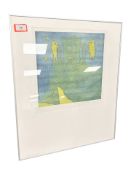 After Johanne Foss : Augurerne I, colour print, signed in pencil,