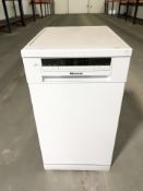 A Hisense dish washer