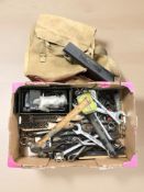 Assorted hand tools,