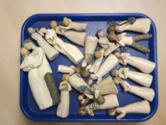 A group of Willow Tree figurines