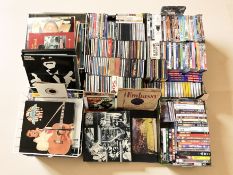 A large quantity of CD's,