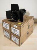 A group of contemporary spotlights