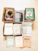 A collection of music books,