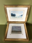 After John Bond : two limited edition colour prints, signed in pencil,