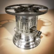 An Arthur Price chrome burner stand,