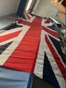 A Ministry of Defence issue very large Union flag 18' x 9'