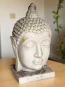 A composition Buddha bust,