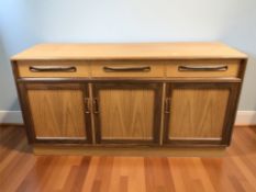A G-plan teak low sideboard,