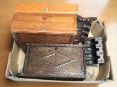 A group of modern table boxes,