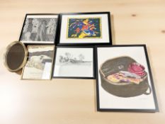 A group of Danish prints, Bent Holstein gallery print,