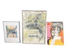 Three Danish prints largest 57 cm x 40 cm