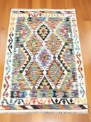 A Chobi kilim rug, 147 cm x 101 cm.