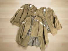 A group of British Army No. 2 dress tunics.