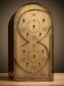 A vintage bagatelle board, height 76 cm.