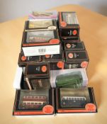Approximately twenty three Exclusive First Editions boxed die cast buses.