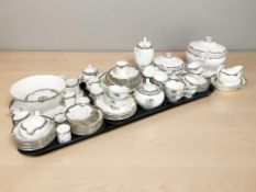 Approximately ninety nine pieces of Wedgwood Osborne tea, coffee and dinner porcelain.