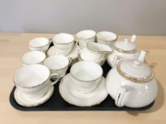 Twenty two pieces of Dutchess Ascot tea china.