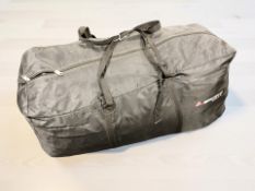 A tent in carry bag.