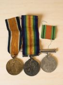 A World War I pair comprising British War Medal and Victory Medal, named to 14578 PTE. W.
