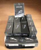 Eighteen Atlas Editions Jaguar die cast models and accompanying DVD.