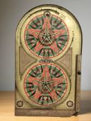 A Lindstrom's Gold Star bagatelle board, height 62 cm.