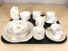 Nineteen pieces of Paragon Tay'san tea china.