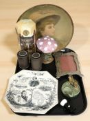 A transfer printed octagonal plate commemorating Explorer HM Stanley,