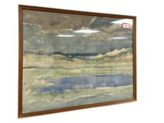 Danish School : Lake in a landscape, 59 cm x 44 cm.