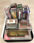 Thirteen Corgi die cast models including Original Omnibus.