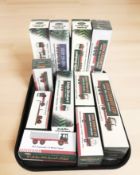 Eleven Atlas Editions Eddie Stobart models, boxed.