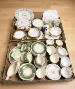 Assorted tea and dinner china including Crown Ducal, Royal Stafford, Dutchess, etc.