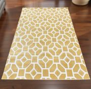 A brand-new Daytona Gorton Ochre rug,