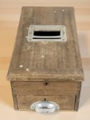 An early 20th century cash drawer, length 45 cm.