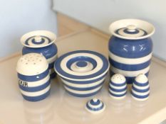 Several pieces of T G Green & Co. Cornish kitchen ware.