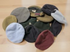 A group of military berets.