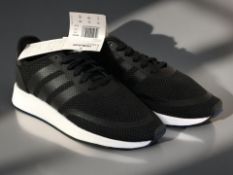 A pair of Adidas N-5923 J trainers, black, UK size 5 1/2.