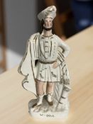 A Victorian Staffordshire figure of William Tell, height 46 cm.