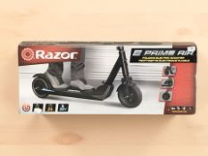 A Razor folding electric scooter, in box.