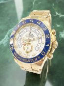 A fine gent's 18ct yellow gold Rolex Yacht Master II Oyster Perpetual automatic centre seconds